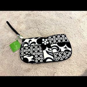 Vera Bradley Black and White Clutch